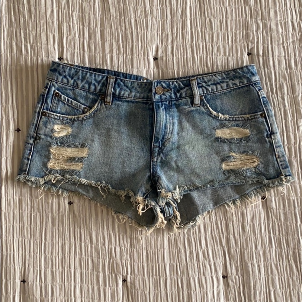 Volcom Distressed Denim Shorts